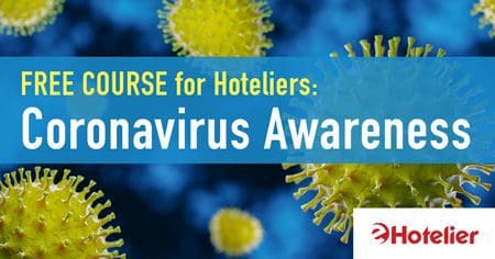 eHotelier free Coronavirus Awareness course for Hoteliers